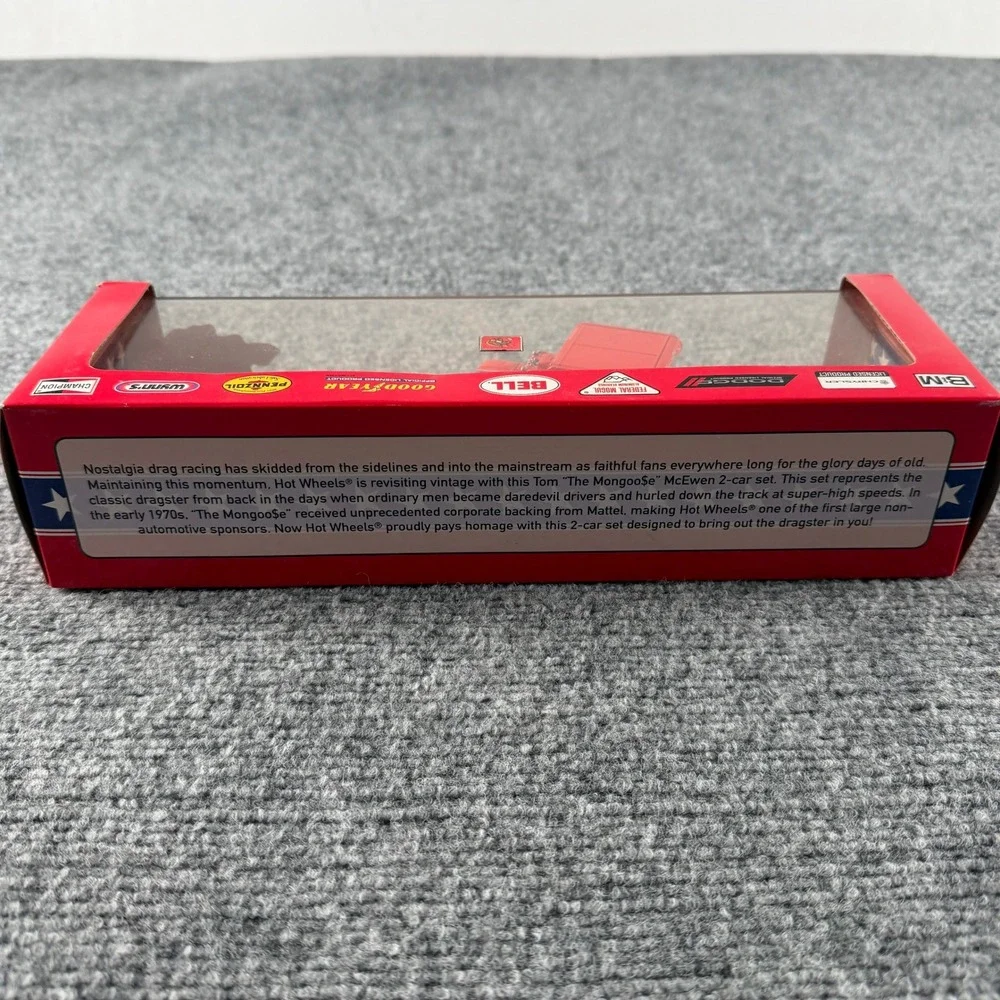 Hot Wheels Tom McEwen The Mongoose 2-Car Set Red Limited 03820/05000 Rare